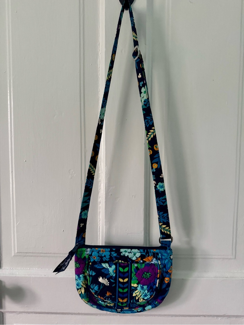 Vera Bradley Small Crossbody Bag in Retired Midnight Blues